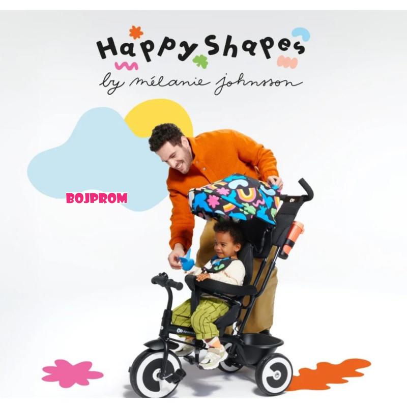 KINDERKRAFT TRICIKL ASTON HAPPY SHAPES 49622 