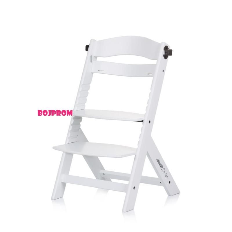 CHIPOLINO STOLICA ZA HRANJENJE TIP TOP WHITE WOOD STHTT0242WH 