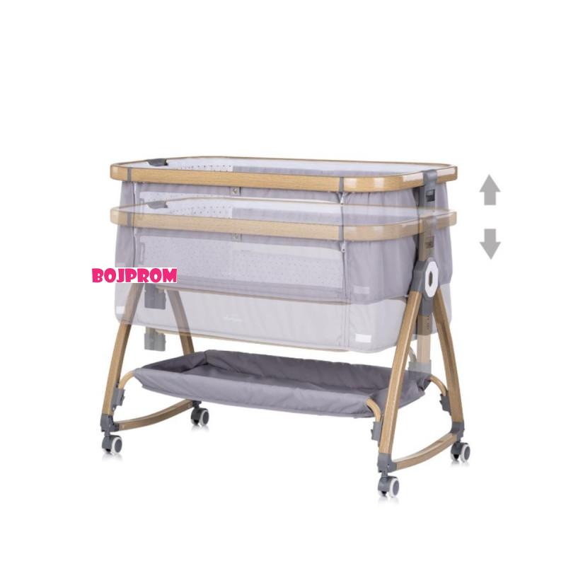 CHIPOLINO KOLIJEVKA CHARISMA PLATINUM/WOOD+WHEELS KOSCA0262PL 