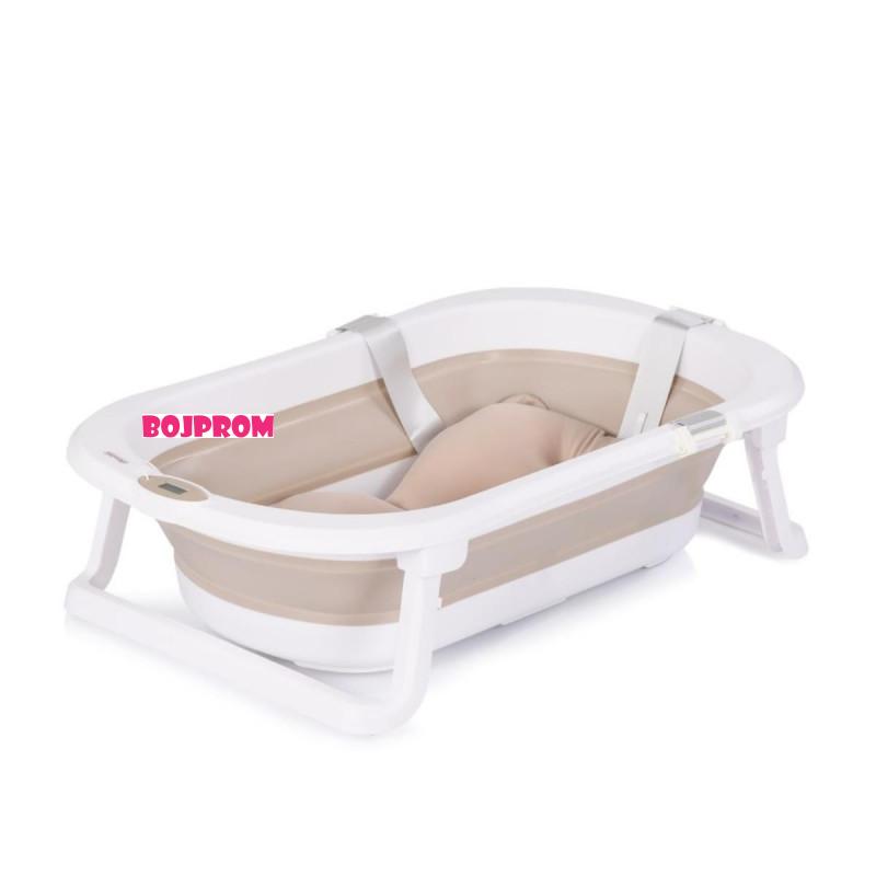 CHIPOLINO KADA SA STALKOM MALIBU BEIGE, DODATAK ZA KUPANJE GREEN I POSUDA ZA KOLIJEVANJE LITTLE FISH GREEN 