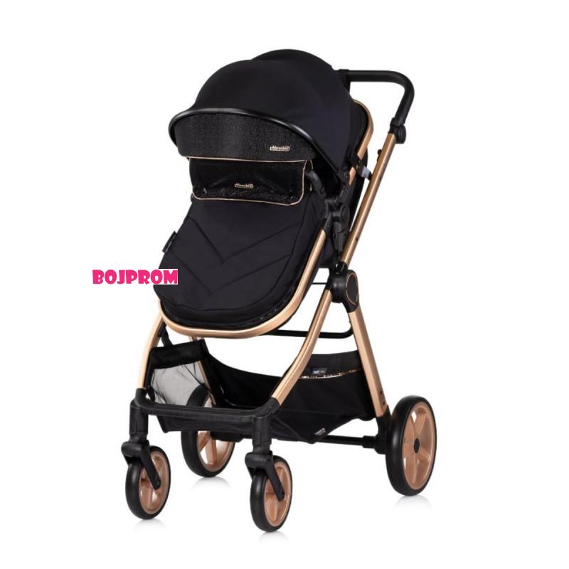 CHIPOLINO KOLICA VISTA BLACKBERRY KKVS02301BB I AUTOSJEDALICA VISTA BLACKBERRY STKVS02501BB 