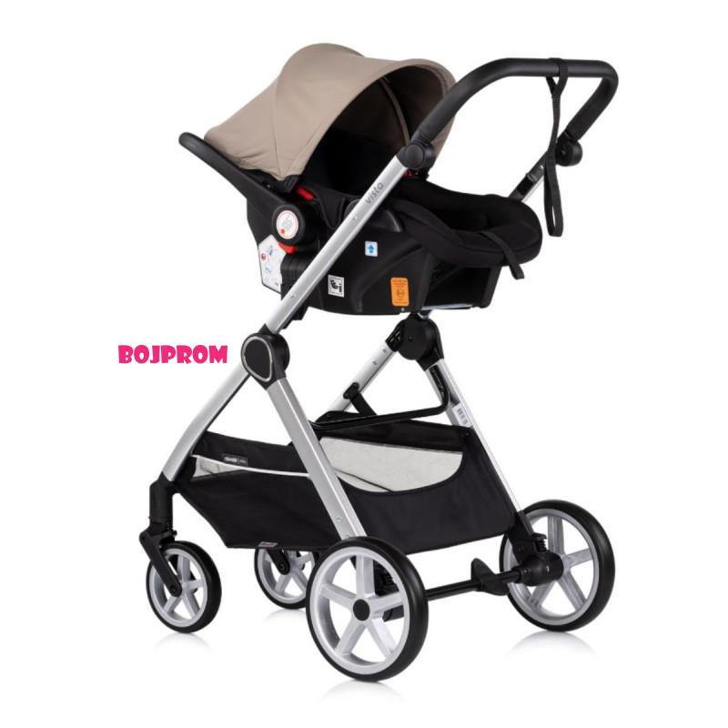 CHIPOLINO KOLICA VISTA TIRAMISU KKVS02503TR I AUTOSJEDALICA VISTA TIRAMISU STKVS02503TR 