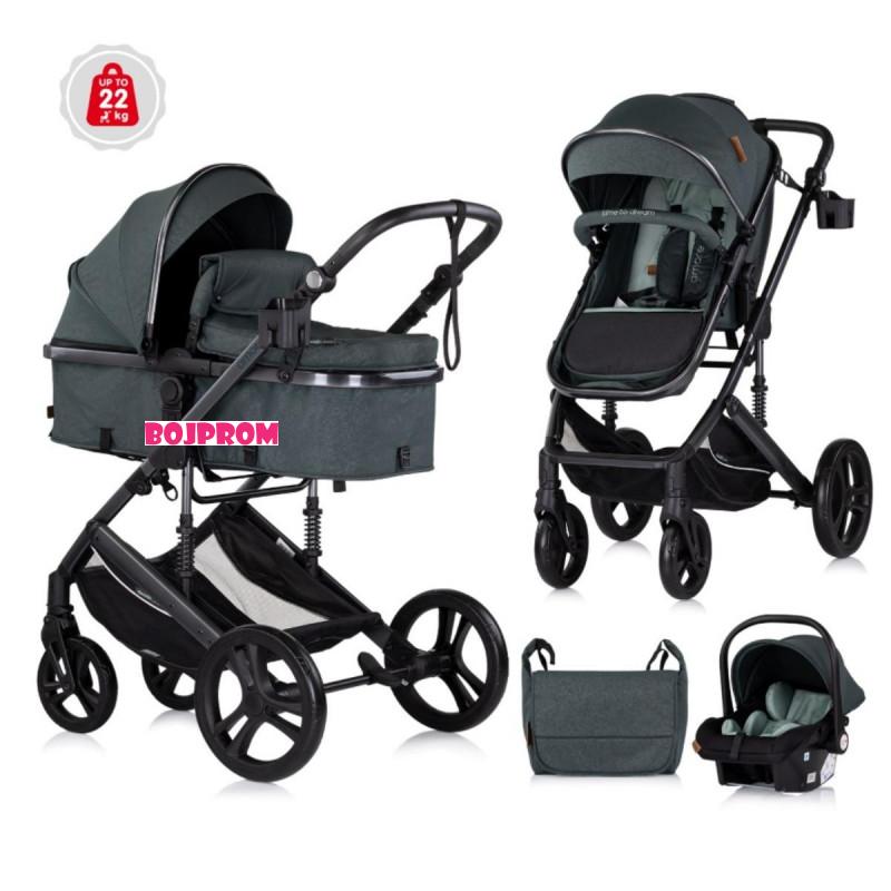 CHIPOLINO KOLICA AMORE BASIL KKAM02505BA I AUTOSJEDALICA AMORE BASIL STKAM02505BA 