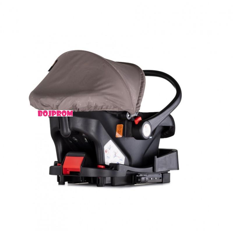 CHIPOLINO KOLICA MARBELLA TIRAMISU 3U1 + BAZA ZA AUTOSJEDALICU 