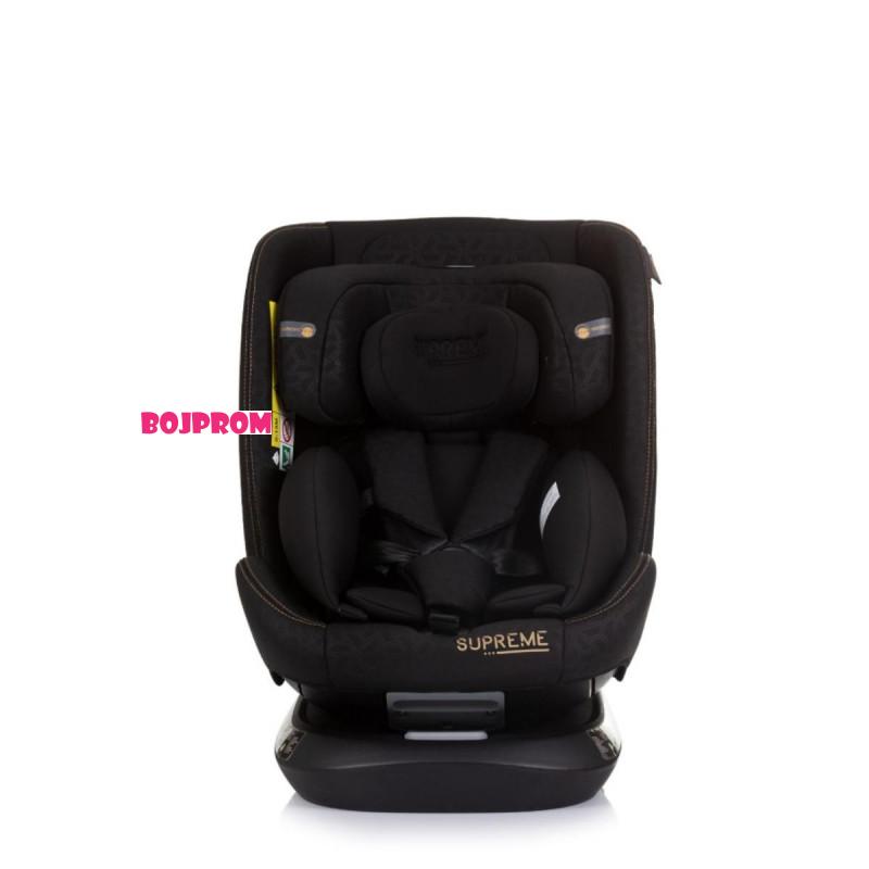 CHIPOLINO AUTOSJEDALICA SUPREME OBSIDIAN STKSU02401OB I NOSILJKA BOBBY FLY EBONY 