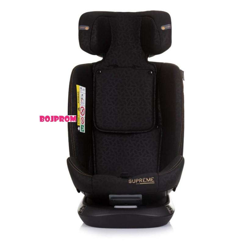 CHIPOLINO AUTOSJEDALICA SUPREME OBSIDIAN STKSU02401OB I NOSILJKA BOBBY FLY EBONY 