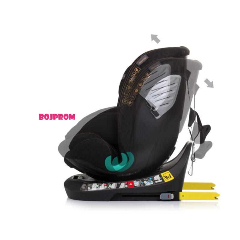 CHIPOLINO AUTOSJEDALICA SUPREME OBSIDIAN STKSU02401OB I NOSILJKA BOBBY FLY EBONY 