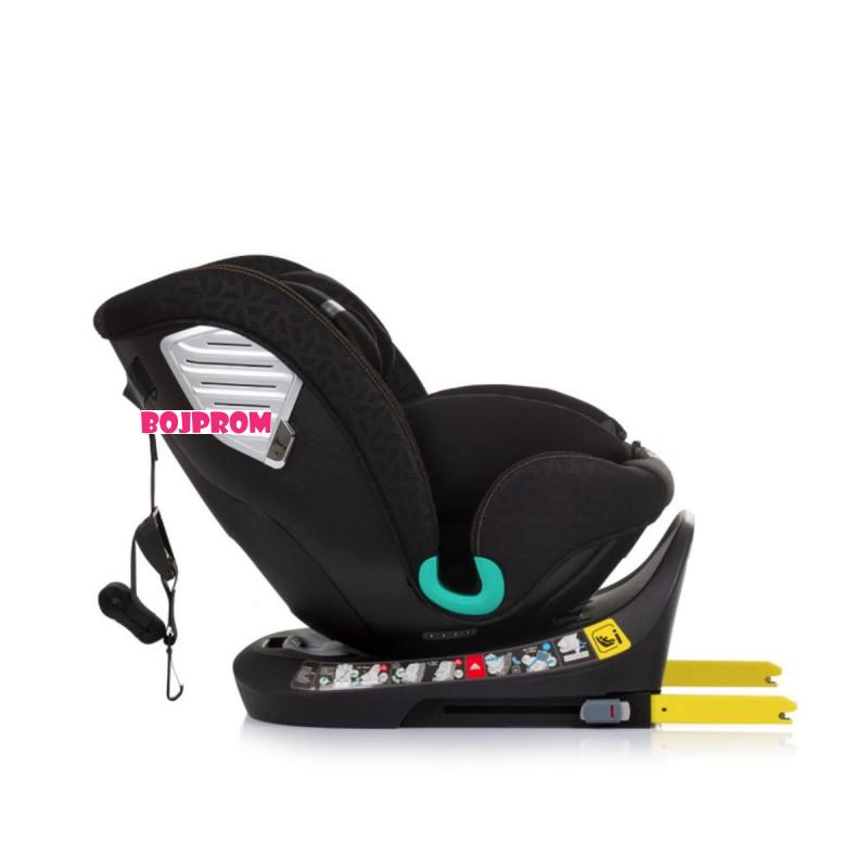 CHIPOLINO AUTOSJEDALICA SUPREME OBSIDIAN STKSU02401OB I NOSILJKA BOBBY FLY EBONY 