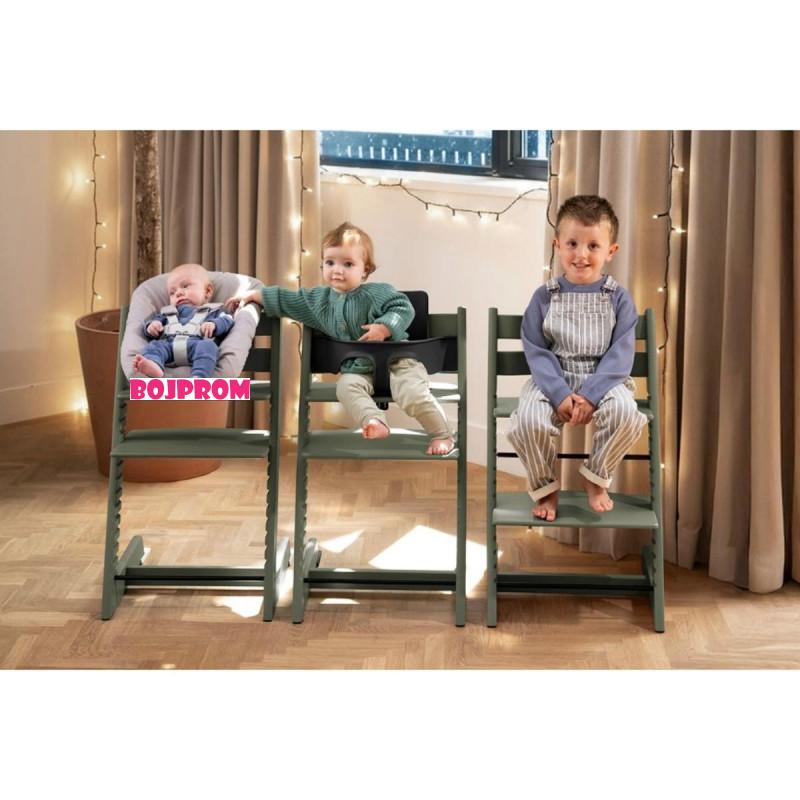 STOKKE STOLICA ZA HRANJENJE TRIPP TRAPP MARBGREEN 100145 