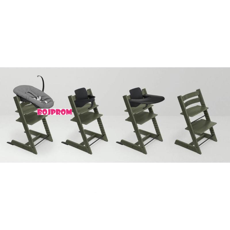 STOKKE STOLICA ZA HRANJENJE TRIPP TRAPP MARBGREEN 100145 