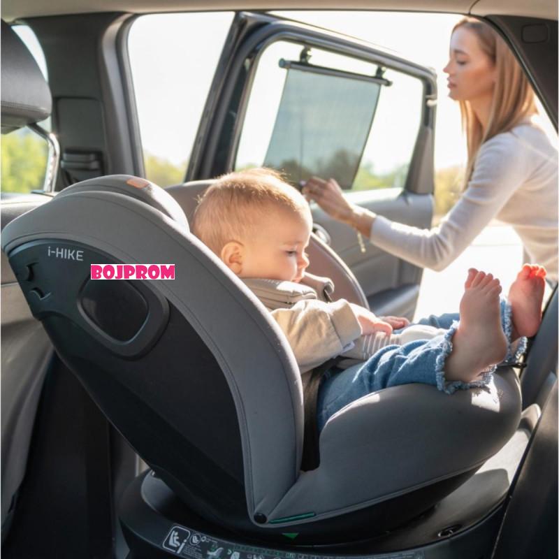 KIKKA BOO AUTOSJEDALICA I-HIKE I-SIZE DARK GREY 2025 31002100078 