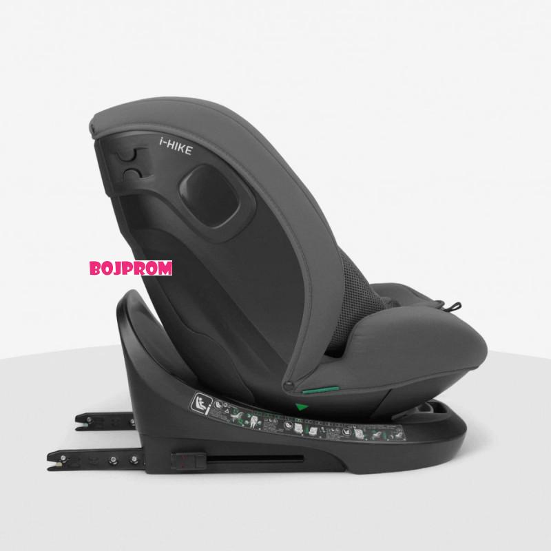 KIKKA BOO AUTOSJEDALICA I-HIKE I-SIZE DARK GREY 2025 31002100078 