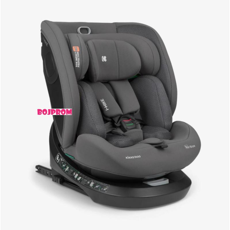 KIKKA BOO AUTOSJEDALICA I-HIKE I-SIZE DARK GREY 2025 31002100078 