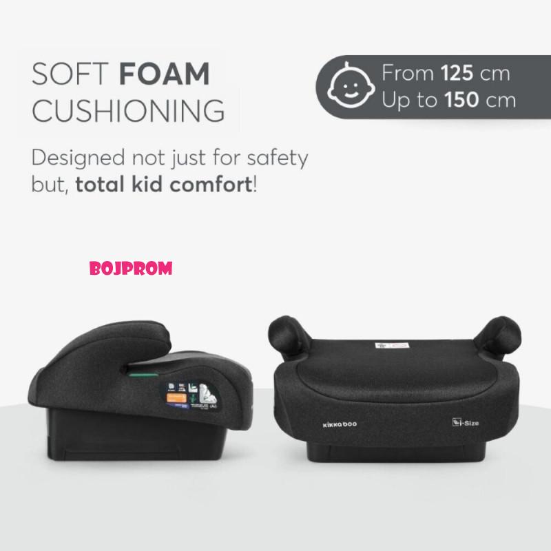 KIKKA BOO AUTOSJEDALICA I-GO I-SIZE BLACK 41002160011 