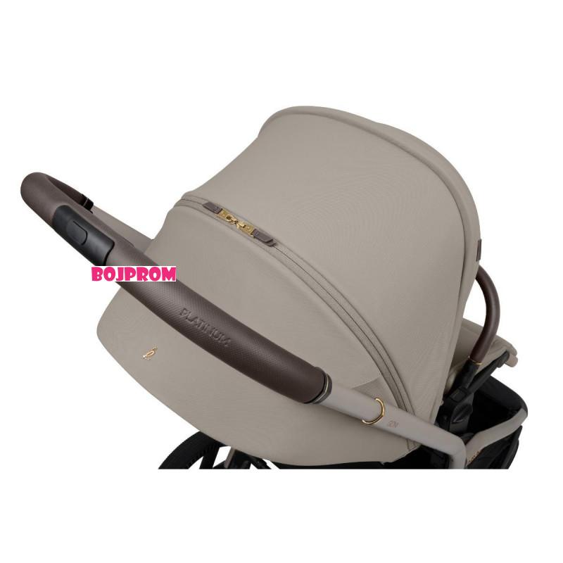 KIKKA BOO KOLICA GOYA 3U1 PLATINUM CHAMPAGNE I SJEDALICA I-CLASS I-SIZE NOIR 