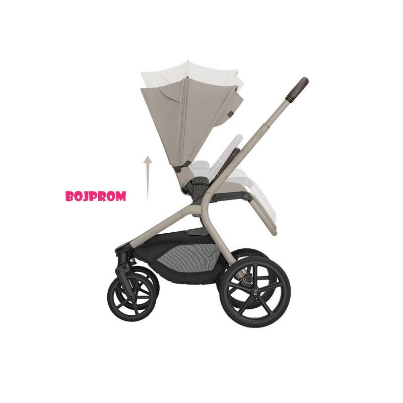 KIKKA BOO KOLICA GOYA 3U1 PLATINUM CHAMPAGNE I SJEDALICA I-CLASS I-SIZE NOIR 