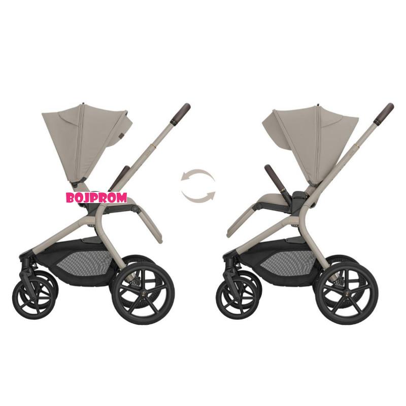 KIKKA BOO KOLICA GOYA 3U1 PLATINUM CHAMPAGNE I SJEDALICA I-CLASS I-SIZE NOIR 