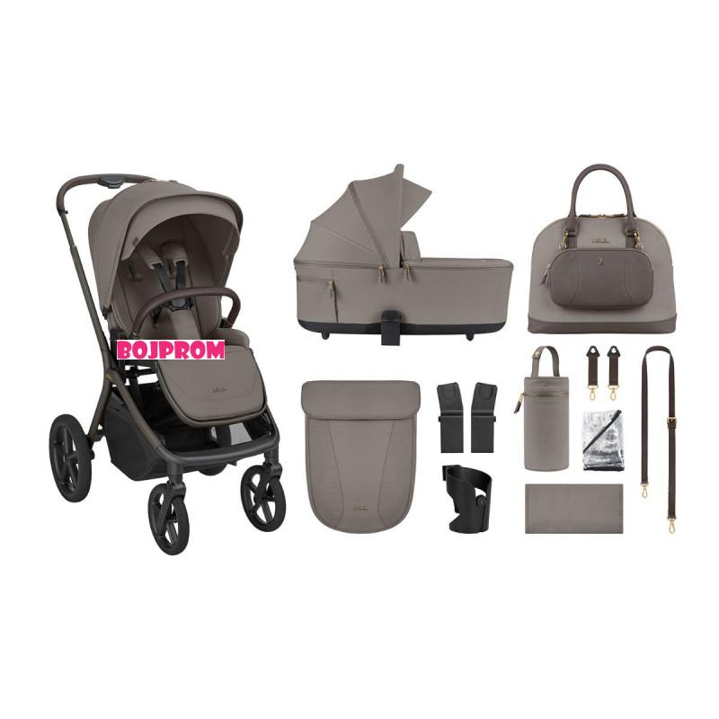 KIKKA BOO KOLICA GOYA 3U1 MOCCA I SJEDALICA I-CLASS I-SIZE NOIR 