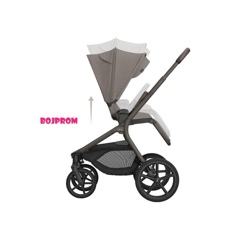 KIKKA BOO KOLICA GOYA 3U1 MOCCA I SJEDALICA I-CLASS I-SIZE NOIR 