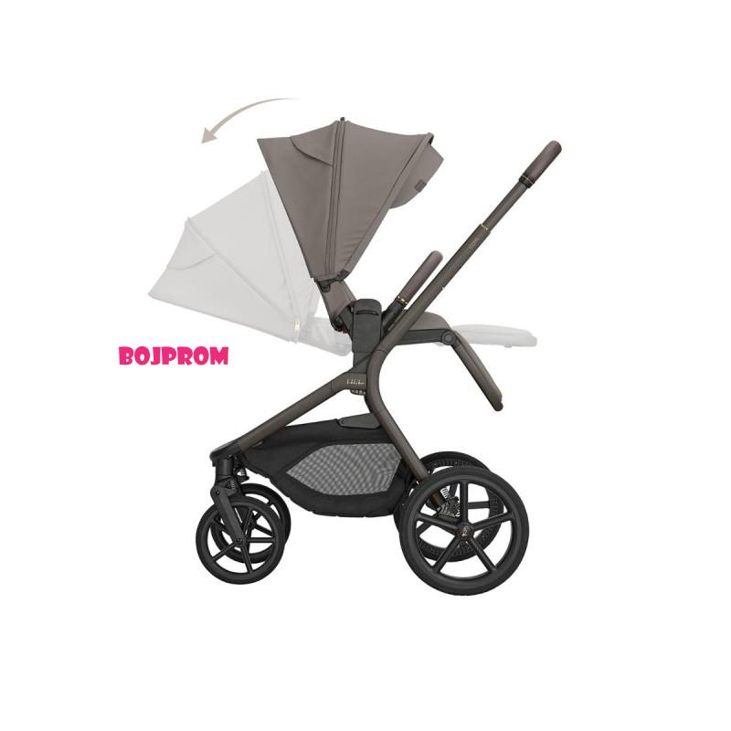 KIKKA BOO KOLICA GOYA 3U1 MOCCA I SJEDALICA I-CLASS I-SIZE NOIR 