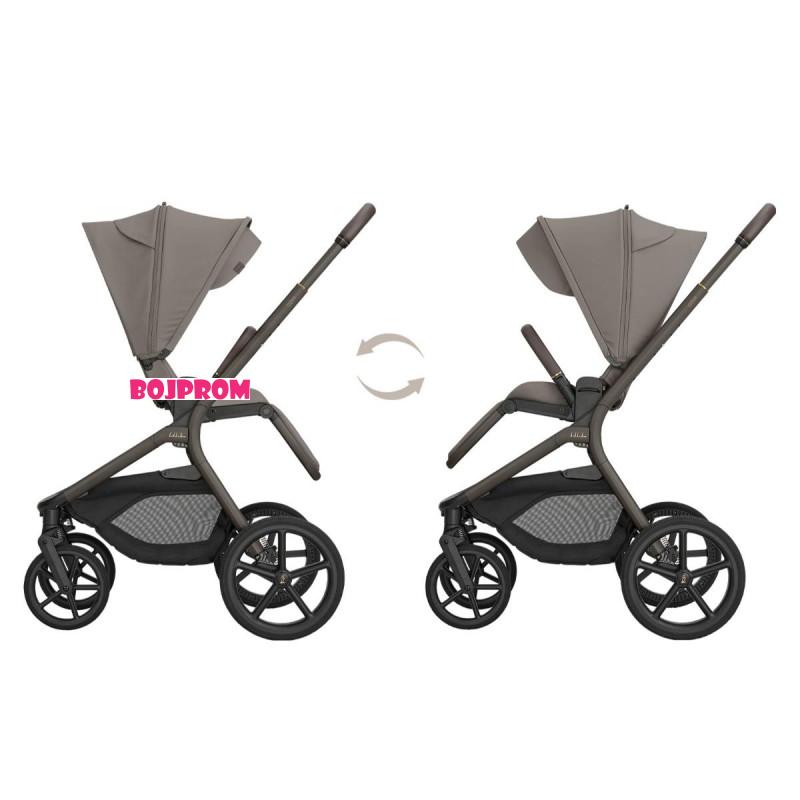 KIKKA BOO KOLICA GOYA 3U1 MOCCA I SJEDALICA I-CLASS I-SIZE NOIR 