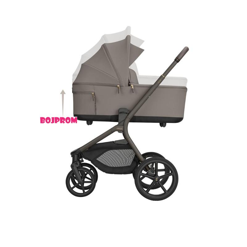 KIKKA BOO KOLICA GOYA 3U1 MOCCA I SJEDALICA I-CLASS I-SIZE NOIR 