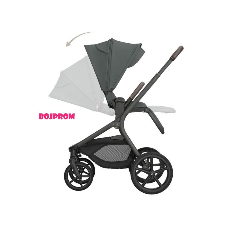 KIKKA BOO KOLICA GOYA 3U1 PLATINUM OLIVE I SJEDALICA I-CLASS I-SIZE NOIR 