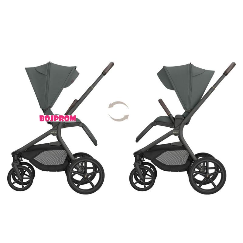 KIKKA BOO KOLICA GOYA 3U1 PLATINUM OLIVE I SJEDALICA I-CLASS I-SIZE NOIR 