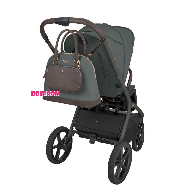 KIKKA BOO KOLICA GOYA 3U1 PLATINUM OLIVE I SJEDALICA I-CLASS I-SIZE NOIR 
