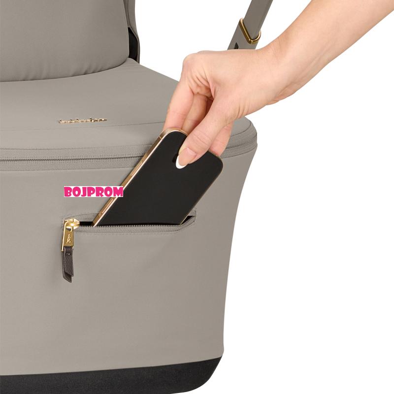 KIKKA BOO KOLICA GOYA 3U1 PLATINUM CHAMPAGNE I SJEDALICA I-CLASS I-SIZE NOIR I BAZA I-CLASS 360 