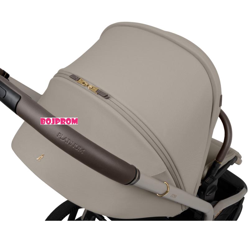 KIKKA BOO KOLICA GOYA 3U1 PLATINUM CHAMPAGNE I SJEDALICA I-CLASS I-SIZE NOIR I BAZA I-CLASS 360 