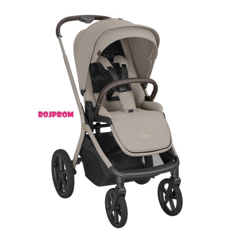 KIKKA BOO KOLICA GOYA 3U1 PLATINUM CHAMPAGNE I SJEDALICA I-CLASS I-SIZE NOIR I BAZA I-CLASS 360 