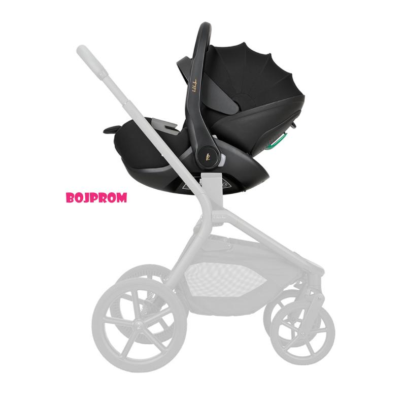 KIKKA BOO KOLICA GOYA 3U1 MOCCA I SJEDALICA I-CLASS I-SIZE NOIR I BAZA I-CLASS 360 