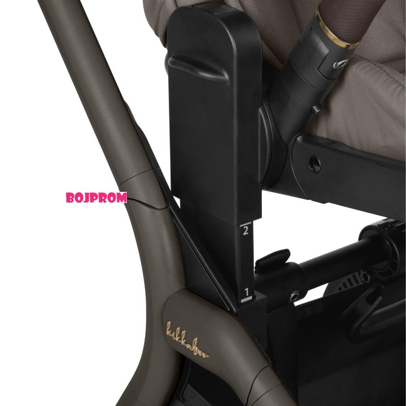 KIKKA BOO KOLICA GOYA 3U1 MOCCA I SJEDALICA I-CLASS I-SIZE NOIR I BAZA I-CLASS 360 