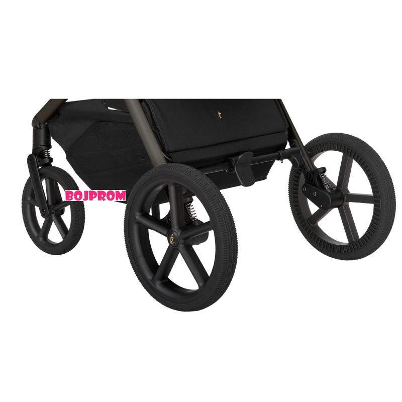 KIKKA BOO KOLICA GOYA 3U1 MOCCA I SJEDALICA I-CLASS I-SIZE NOIR I BAZA I-CLASS 360 