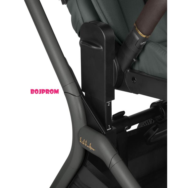 KIKKA BOO KOLICA GOYA 3U1 PLATINUM OLIVE I SJEDALICA I-CLASS I-SIZE NOIR I BAZA I-CLASS 360 