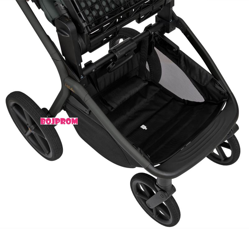 KIKKA BOO KOLICA GOYA 3U1 PLATINUM OLIVE I SJEDALICA I-CLASS I-SIZE NOIR I BAZA I-CLASS 360 