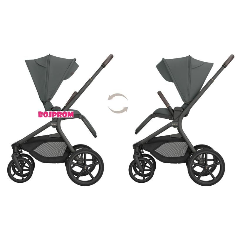 KIKKA BOO KOLICA GOYA 3U1 PLATINUM OLIVE I SJEDALICA I-CLASS I-SIZE NOIR I BAZA I-CLASS 360 