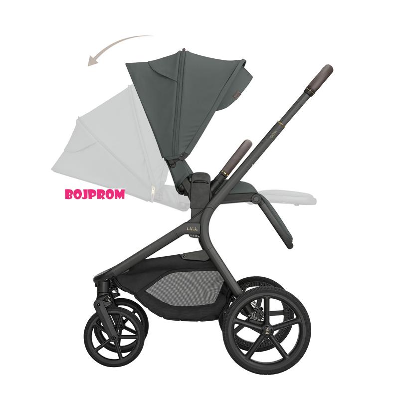 KIKKA BOO KOLICA GOYA 3U1 PLATINUM OLIVE I SJEDALICA I-CLASS I-SIZE NOIR I BAZA I-CLASS 360 