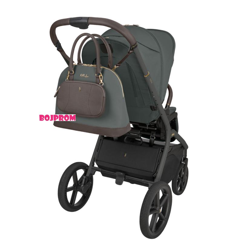 KIKKA BOO KOLICA GOYA 3U1 PLATINUM OLIVE I SJEDALICA I-CLASS I-SIZE NOIR I BAZA I-CLASS 360 