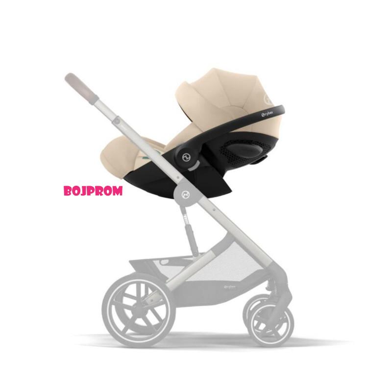 CYBEX KOLICA BALIOS 3U1 CHOCOLATE SA SJEDALICOM CLOUD G I-SIZE PLUS ALMOND 