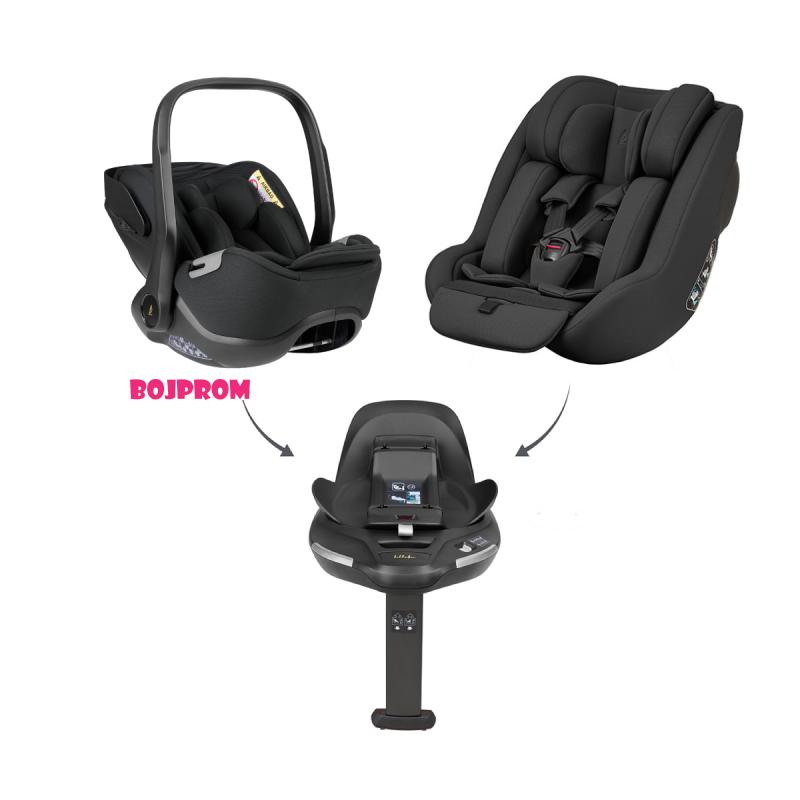 KIKKA BOO AUTOSJEDALICA I-CLASS I-SIZE NOIR (GOYA) 41002170010 + BAZA I-CLASS +AUTOSJEDALICA I-CLASS PLUS I-SI 