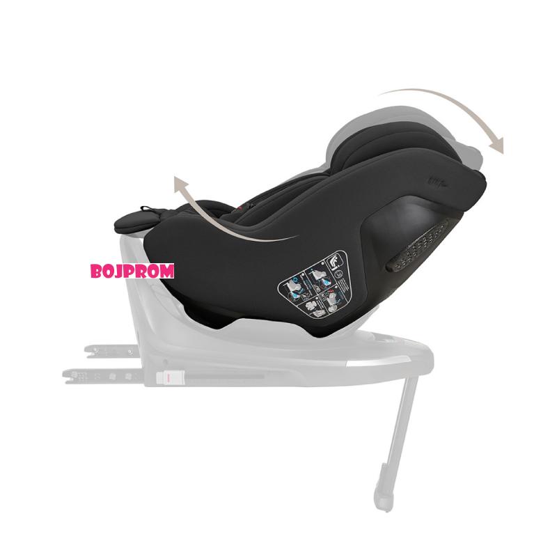 KIKKA BOO AUTOSJEDALICA I-CLASS PLUS I-SIZE NOIR 31002110001 + ROTIRAJUCA ISOFIX BAZA I-CLASS 360 