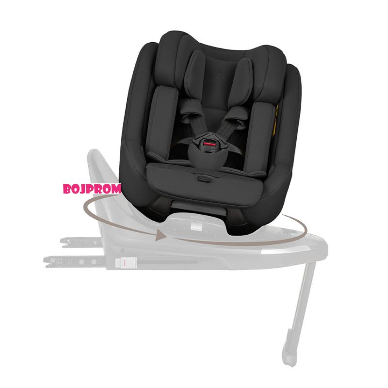 KIKKA BOO AUTOSJEDALICA I-CLASS PLUS I-SIZE NOIR 31002110001 + ROTIRAJUCA ISOFIX BAZA I-CLASS 360 