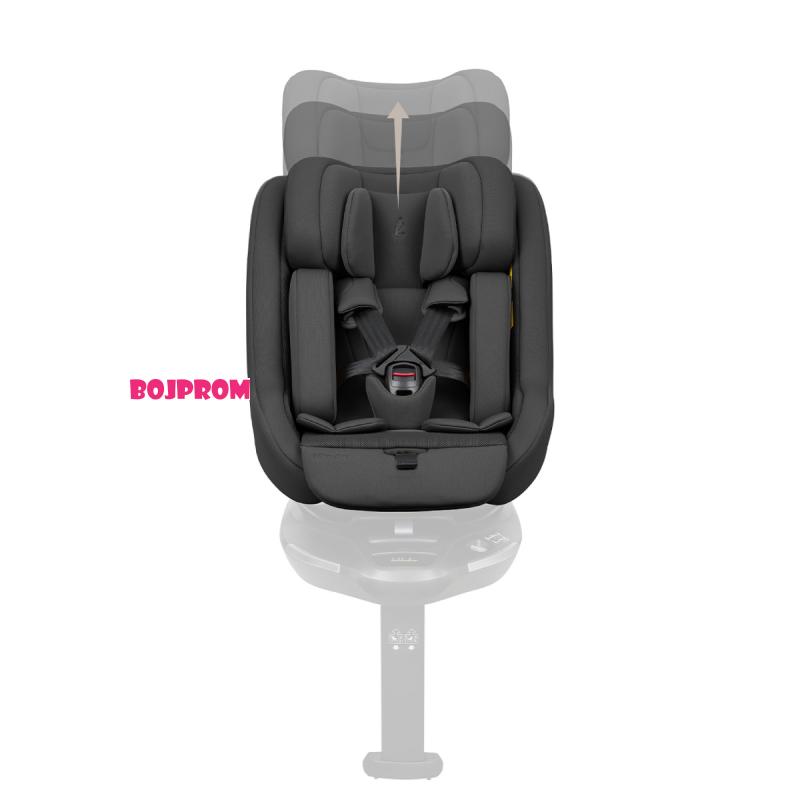 KIKKA BOO AUTOSJEDALICA I-CLASS PLUS I-SIZE NOIR 31002110001 + ROTIRAJUCA ISOFIX BAZA I-CLASS 360 