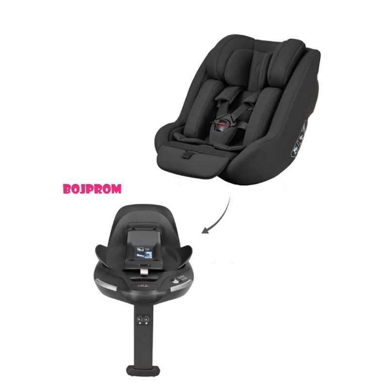 KIKKA BOO AUTOSJEDALICA I-CLASS PLUS I-SIZE NOIR 31002110001 + ROTIRAJUCA ISOFIX BAZA I-CLASS 360 