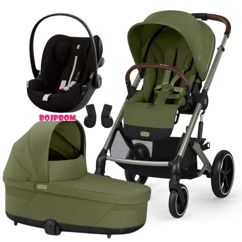 CYBEX KOLICA BALIOS 3U1 MOSS GREEN 