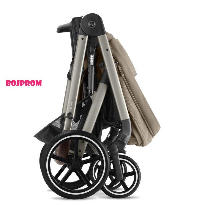 CYBEX KOLICA BALIOS 3U1 ALMOND BEIGE, TAUPE KONSTRUKCIJA (KOLICA, KORPA I SJEDALICA CLOUD G I-SIZE PLUS) 