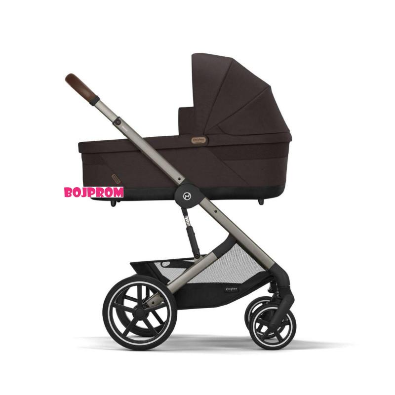 CYBEX KOLICA BALIOS 3U1 CHOCOLATE(KOLICA,KORPA I AUTOSJEDALICA CLOUD G I-SIZE PLUS MAGIC BLACK) 