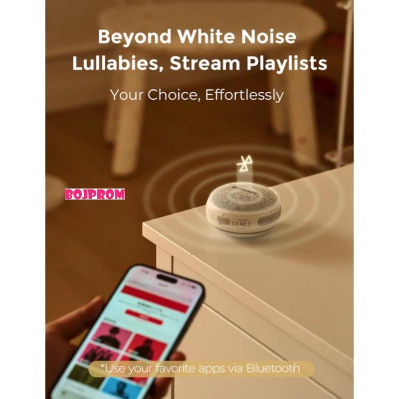 MOMCOZY PRENOSIVI UREDJAJ ZA USPAVLJIVANJE SA ZVUKOVIMA I NOCNIM SVJETLOM WN006-GW00BA-A WN006 